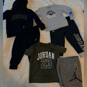 Jordan Kids Bundle! Assorted Sets - Black, Gray, Green // 18-24M and 2T